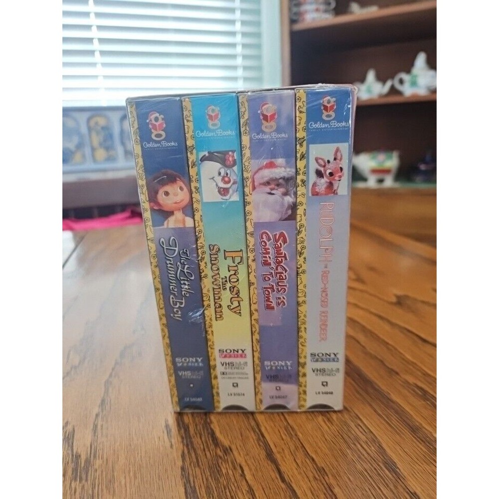 Golden Books Christmas Classics Video Collection 2001 VHS 4 Movie Set - New